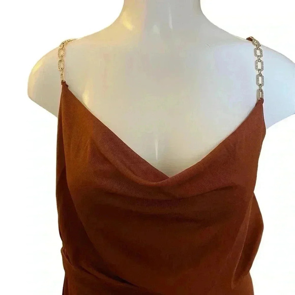 NWT Jason Wu burnt orange jumpsuit sz  M - Picture 2 of 11